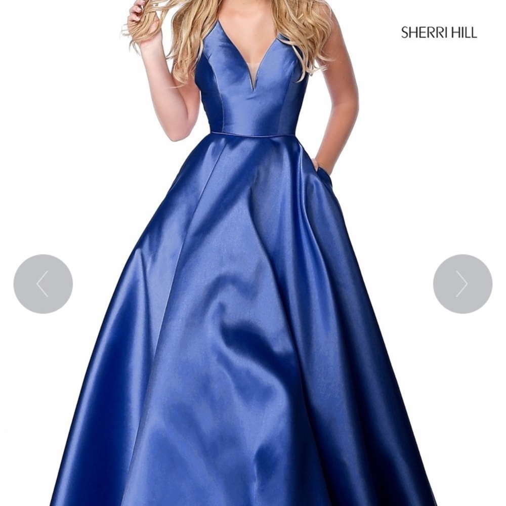 Sherri Hill Royal Blue Prom Dress